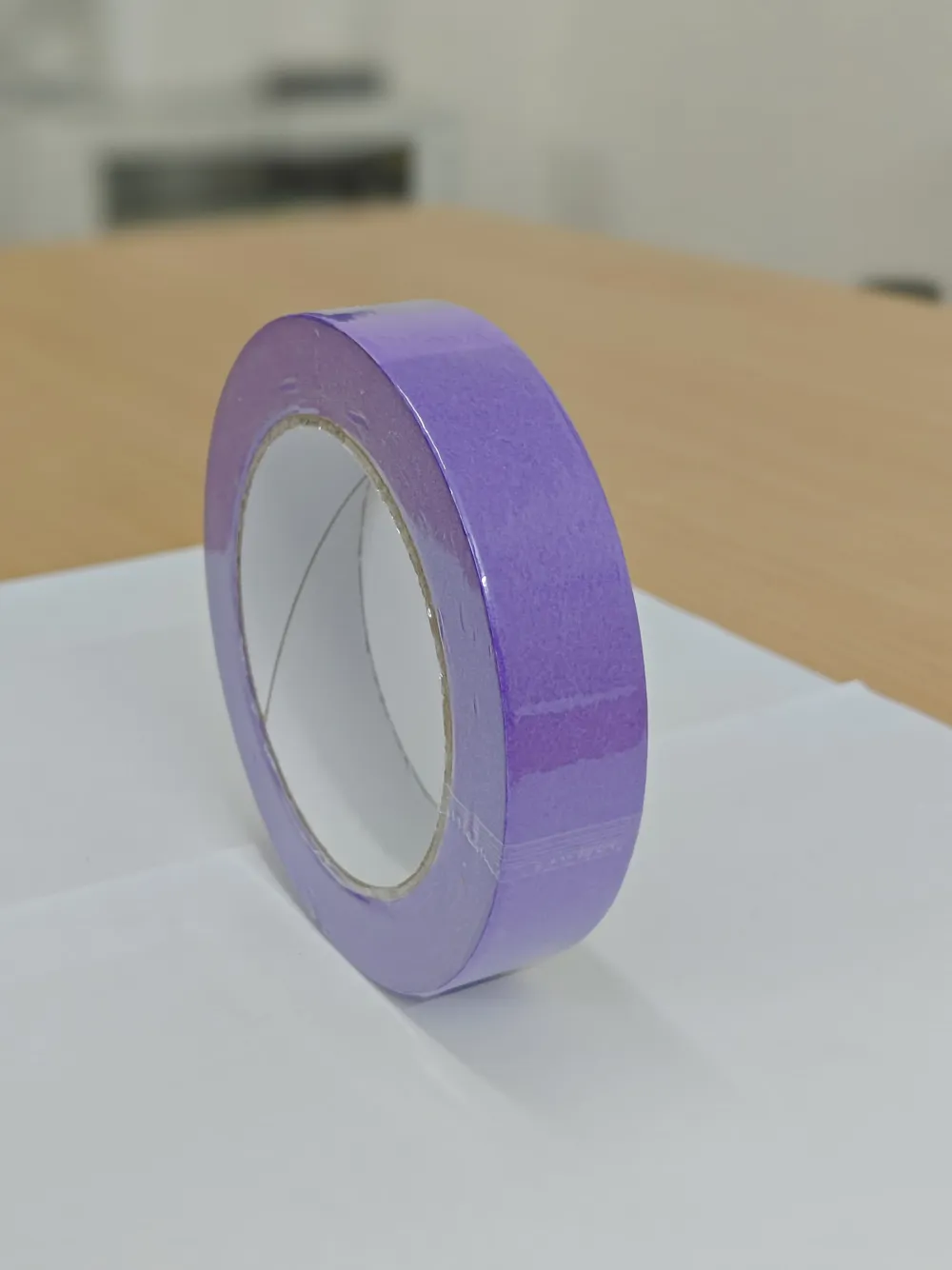Roll of Maasktape Violet masking tape, 24 mm by 50 m.